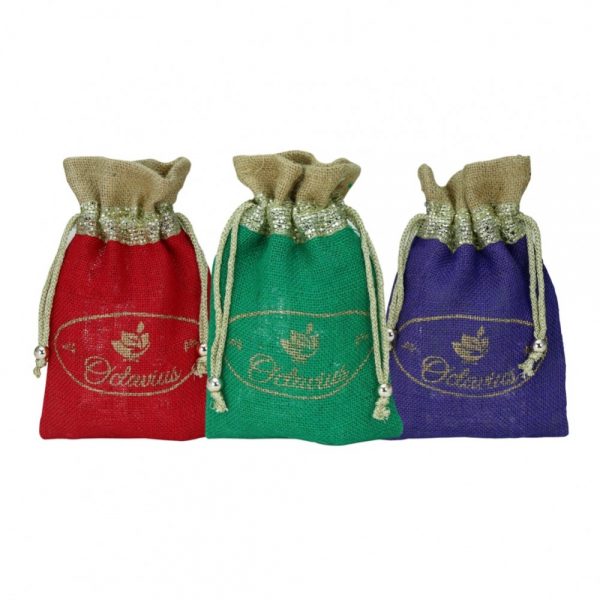 Customized Burlap Pouch