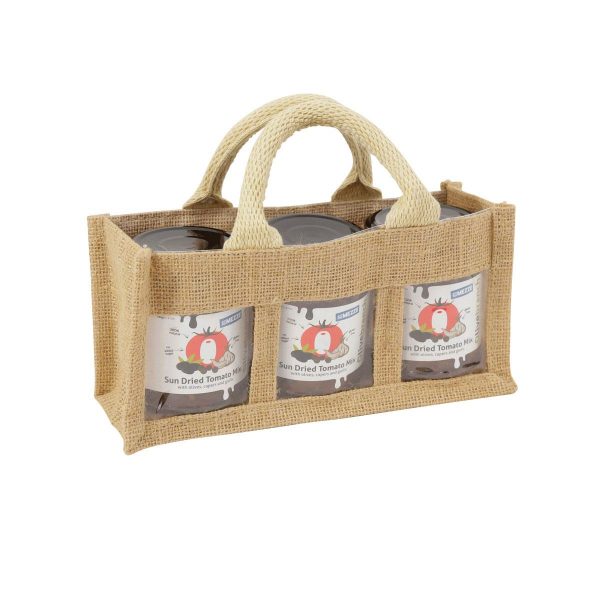 Burlap jar bag 2